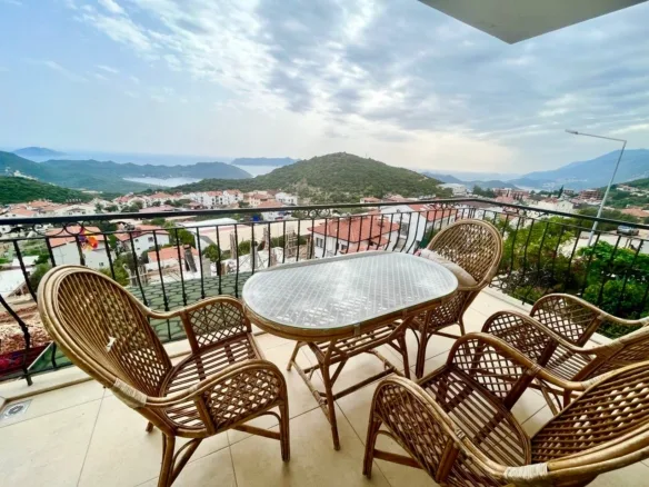 Apartment with Mountain & Sea Views in Churchiller, Kas